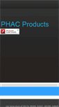 Mobile Screenshot of phacproducts.com